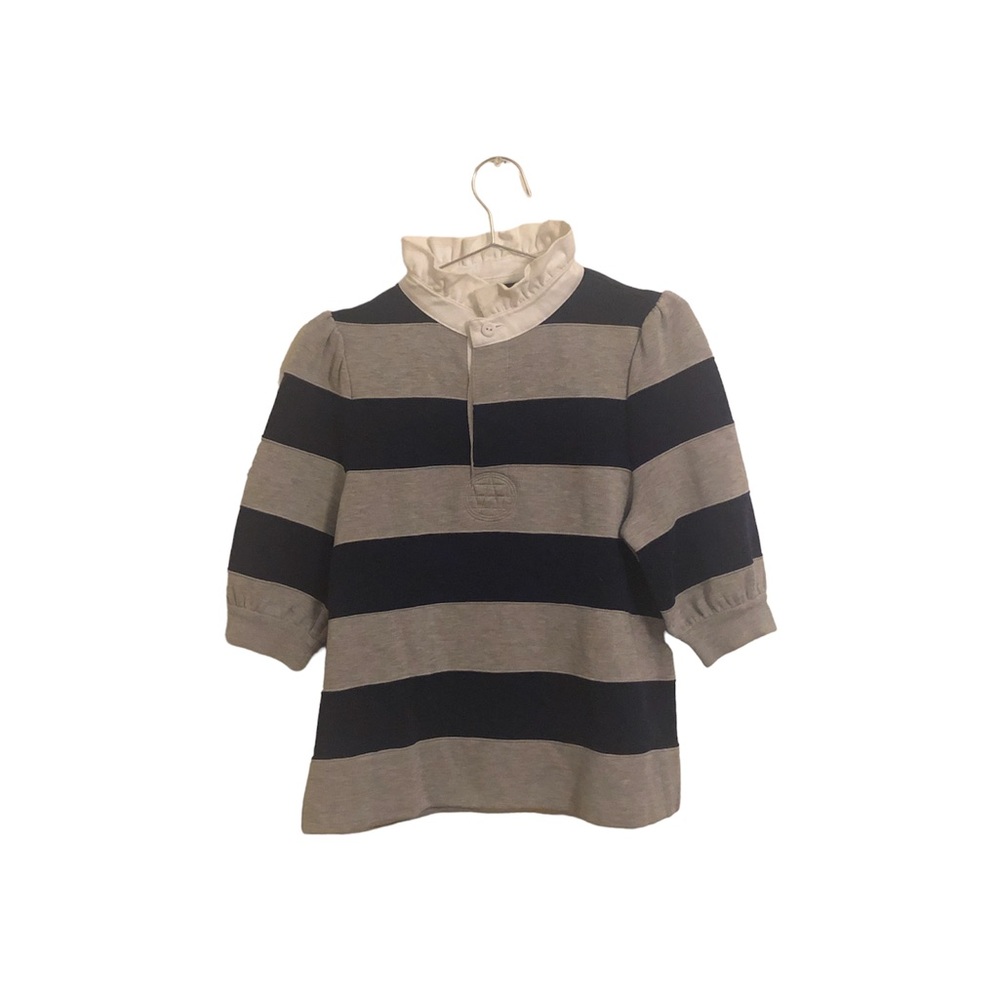 Marc Jacobs Striped Puff Sleeve Rugby Sweater - Picture 4 of 10